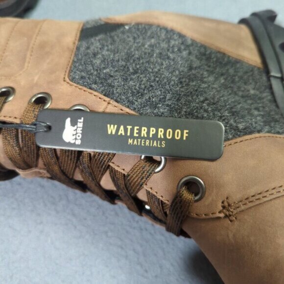 Sorel Booties Women's 7 Tabacco Black Joan of Arctic Wedge III Lexie NWT - Picture 11 of 13